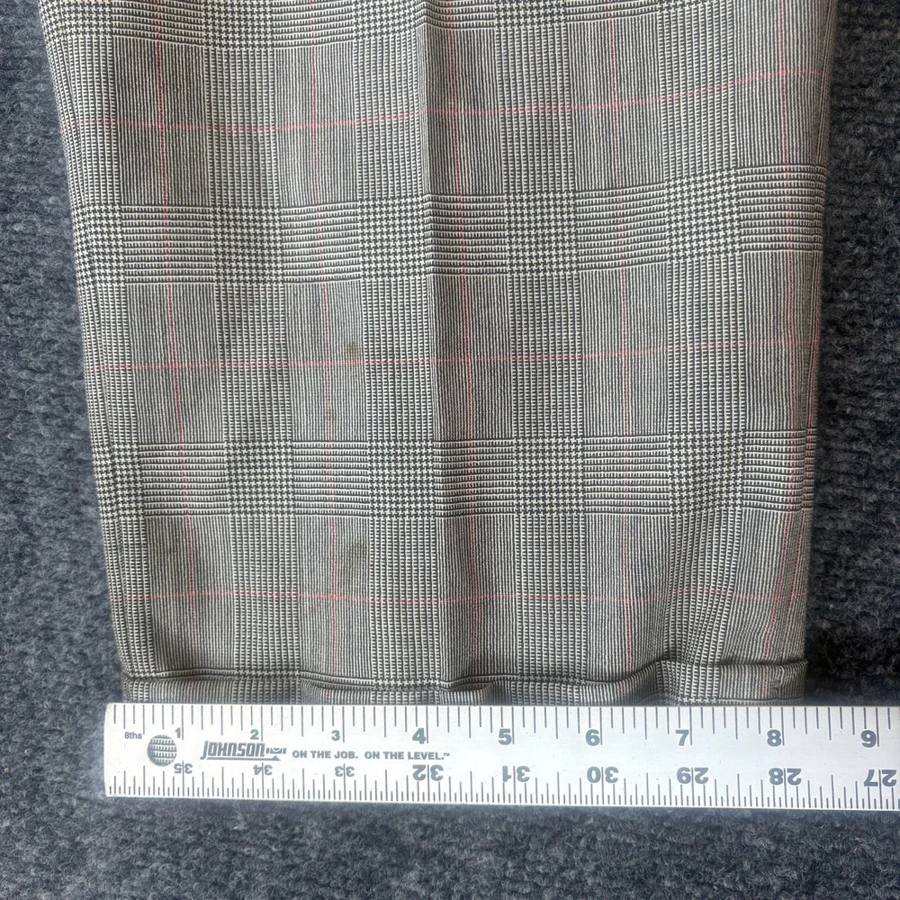 Brooks Brothers Lands' End Blazer Suit Set Mens 40R/34 Gray Glen Plaid Wool